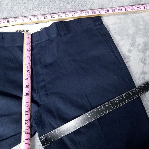 Dickies Pants Mens 40×30 Blue 874 Original FIT Flat front - Picture 4 of 12